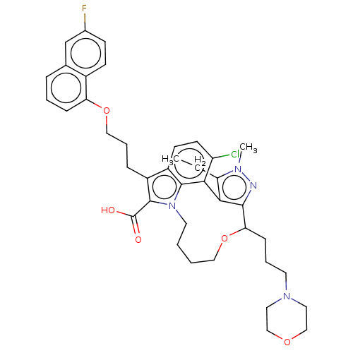 Chemical structure of BindingDB Monomer ID 571502