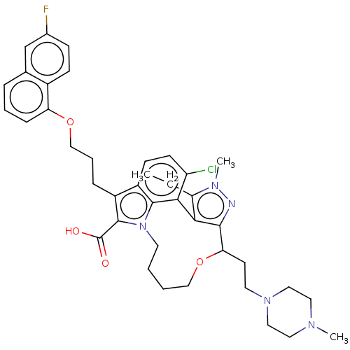 Chemical structure of BindingDB Monomer ID 571508