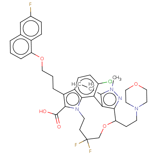Chemical structure of BindingDB Monomer ID 571524