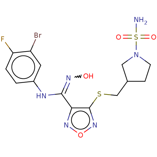 Chemical structure of BindingDB Monomer ID 571749