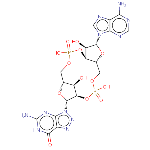 Chemical structure of BindingDB Monomer ID 573874