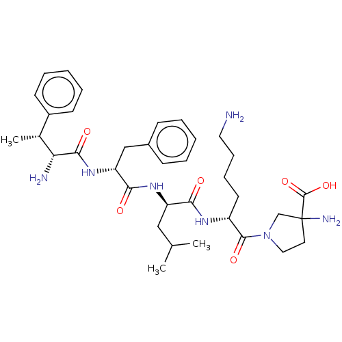 Chemical structure of BindingDB Monomer ID 581035