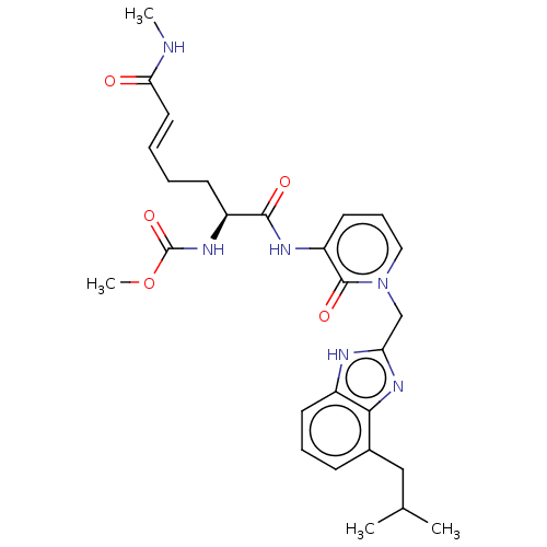 Chemical structure of BindingDB Monomer ID 582874