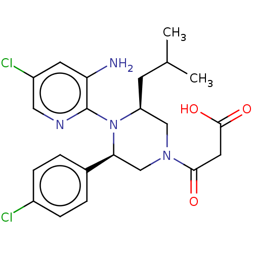 Chemical structure of BindingDB Monomer ID 582884
