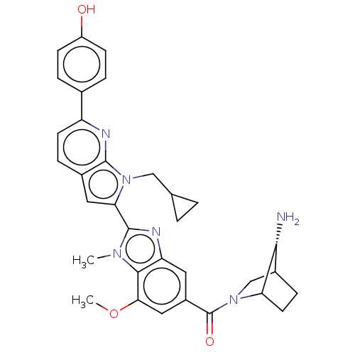 Chemical structure of BindingDB Monomer ID 583197
