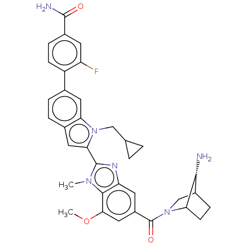 Chemical structure of BindingDB Monomer ID 583465