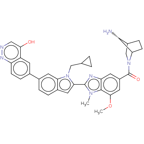 Chemical structure of BindingDB Monomer ID 583503