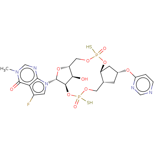 Chemical structure of BindingDB Monomer ID 588543
