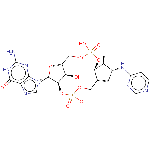 Chemical structure of BindingDB Monomer ID 588599