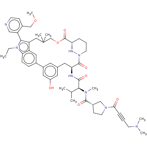 Chemical structure of BindingDB Monomer ID 591429