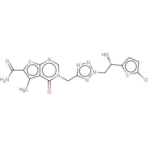 Chemical structure of BindingDB Monomer ID 593682