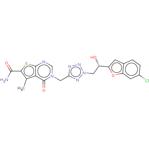 Chemical structure of BindingDB Monomer ID 593702