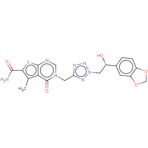 Chemical structure of BindingDB Monomer ID 593704