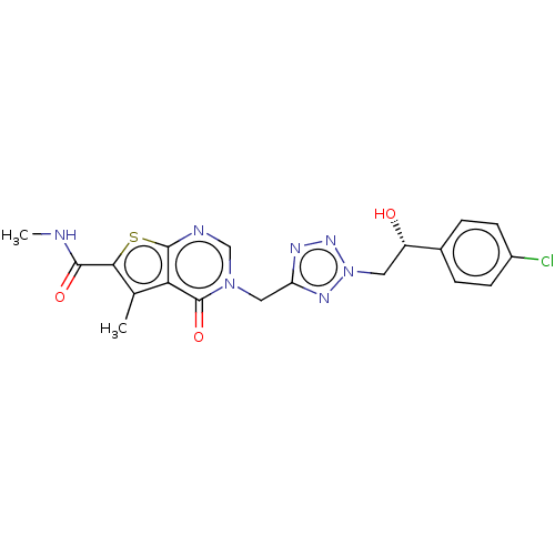 Chemical structure of BindingDB Monomer ID 593707