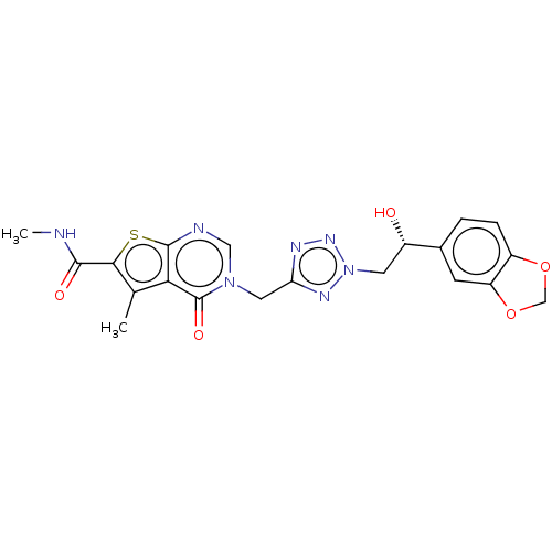 Chemical structure of BindingDB Monomer ID 593708