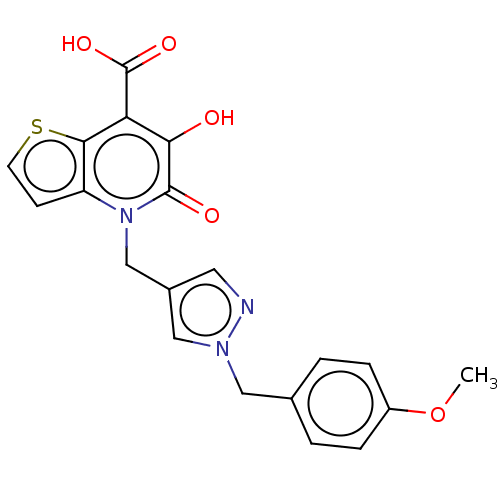 Chemical structure of BindingDB Monomer ID 594837