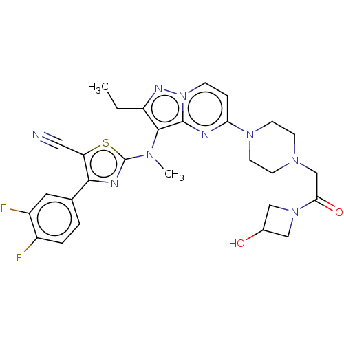 Chemical structure of BindingDB Monomer ID 596362