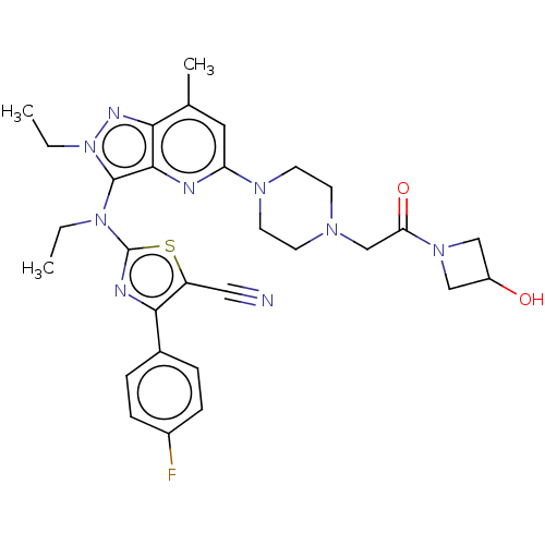 Chemical structure of BindingDB Monomer ID 596365