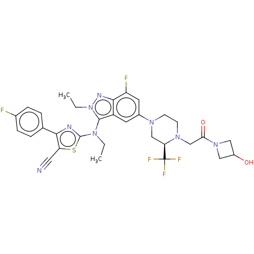 Chemical structure of BindingDB Monomer ID 596374