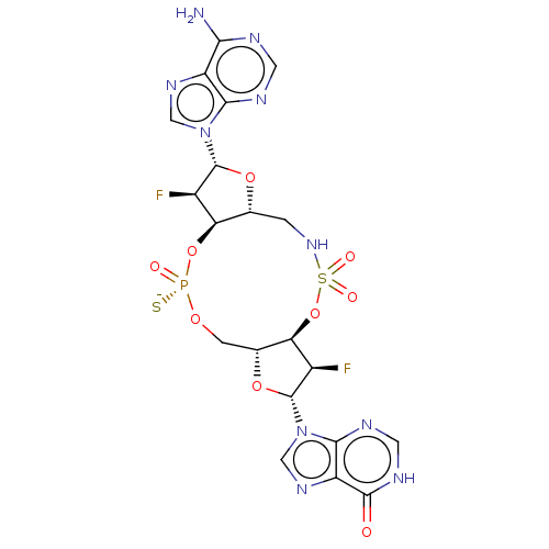Chemical structure of BindingDB Monomer ID 597576