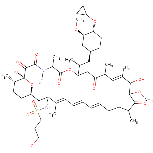 Chemical structure of BindingDB Monomer ID 597731