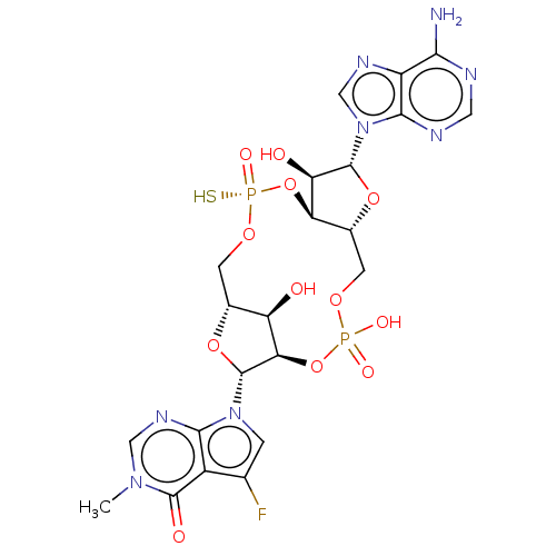 Chemical structure of BindingDB Monomer ID 604821