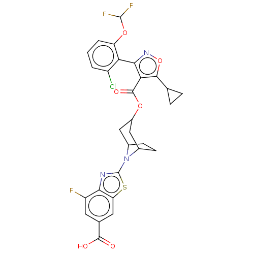 Chemical structure of BindingDB Monomer ID 611969