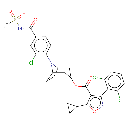 Chemical structure of BindingDB Monomer ID 612005