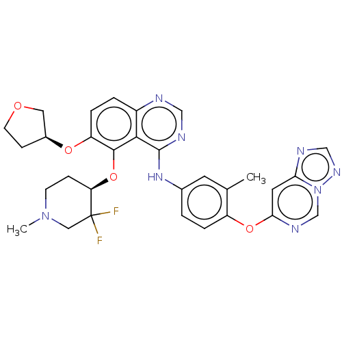 Chemical structure of BindingDB Monomer ID 612254