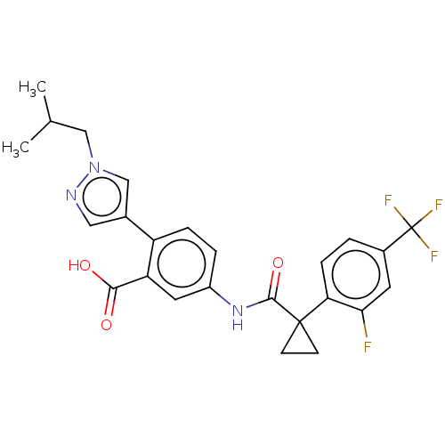 Chemical structure of BindingDB Monomer ID 614716