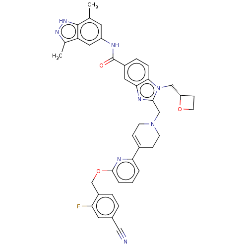 Chemical structure of BindingDB Monomer ID 615390