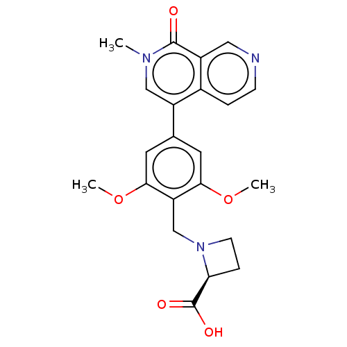 Chemical structure of BindingDB Monomer ID 621673