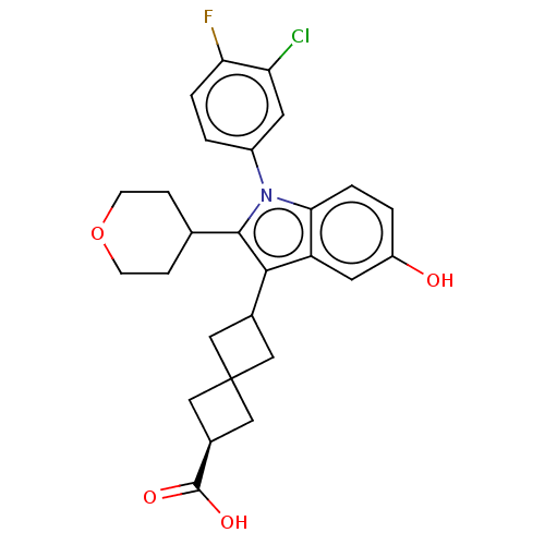 Chemical structure of BindingDB Monomer ID 629186