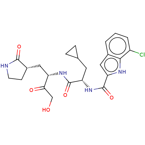 Chemical structure of BindingDB Monomer ID 640396