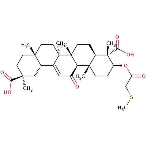 Chemical structure of BindingDB Monomer ID 642874