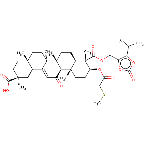 Chemical structure of BindingDB Monomer ID 642877