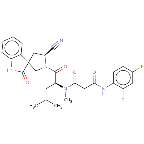 Chemical structure of BindingDB Monomer ID 655504