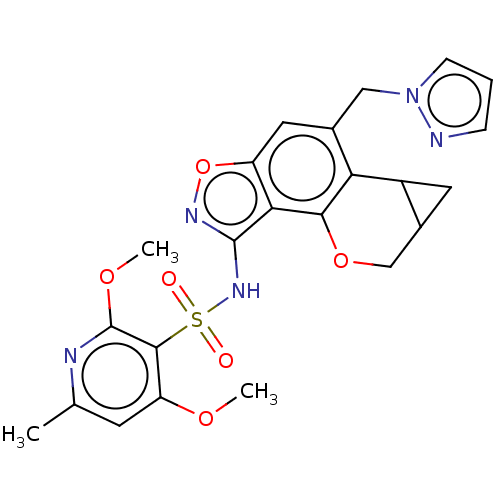 Chemical structure of BindingDB Monomer ID 663044