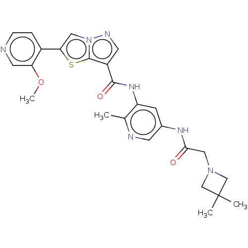 Chemical structure of BindingDB Monomer ID 664316