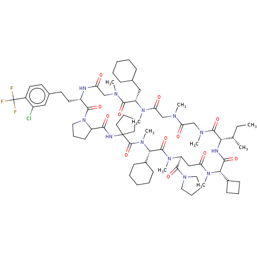 Chemical structure of BindingDB Monomer ID 671846