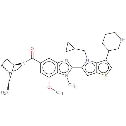 Chemical structure of BindingDB Monomer ID 674521