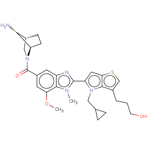 Chemical structure of BindingDB Monomer ID 674526