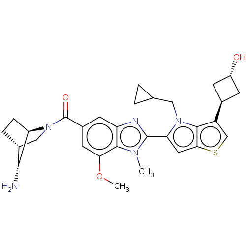 Chemical structure of BindingDB Monomer ID 674534