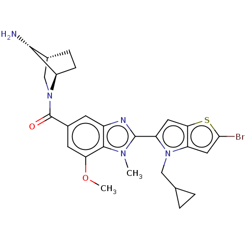 Chemical structure of BindingDB Monomer ID 674536