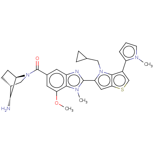 Chemical structure of BindingDB Monomer ID 674556