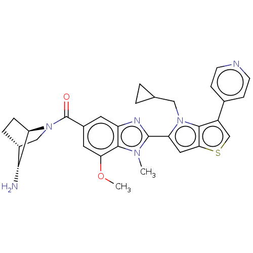 Chemical structure of BindingDB Monomer ID 674559
