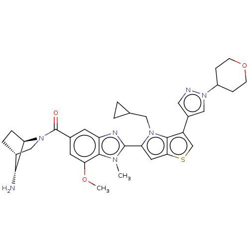 Chemical structure of BindingDB Monomer ID 674560