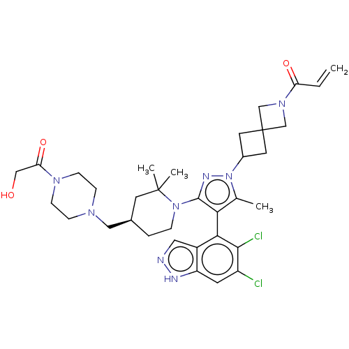 Chemical structure of BindingDB Monomer ID 698722