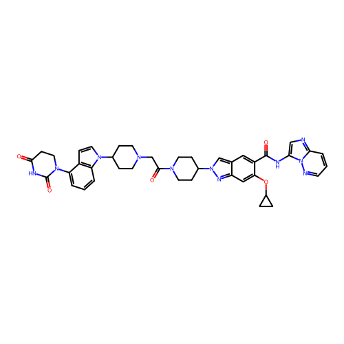 Chemical structure of BindingDB Monomer ID 704384