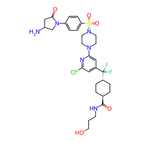 Chemical structure of BindingDB Monomer ID 707656